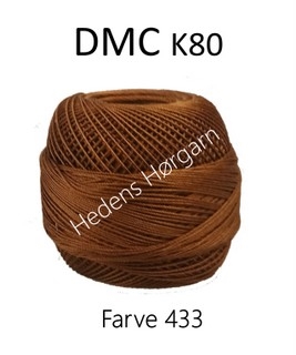 DMC K80 farve 433 Mørk brun